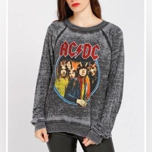 Distressed AC/DC Sweatshirt